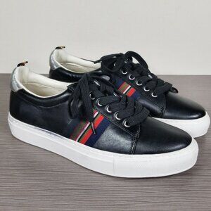 1901 Perrin Sneaker, Black Leather, Womens Size 7 M